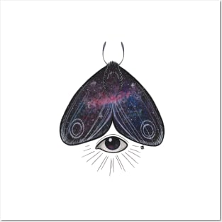 Space Moth Enlightenment Posters and Art